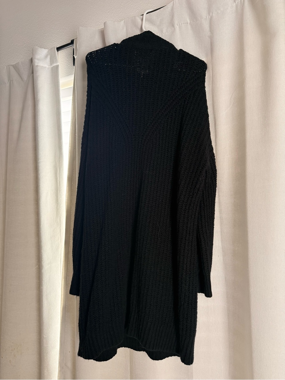 Old Navy Black Weave Turtleneck Sweater dress